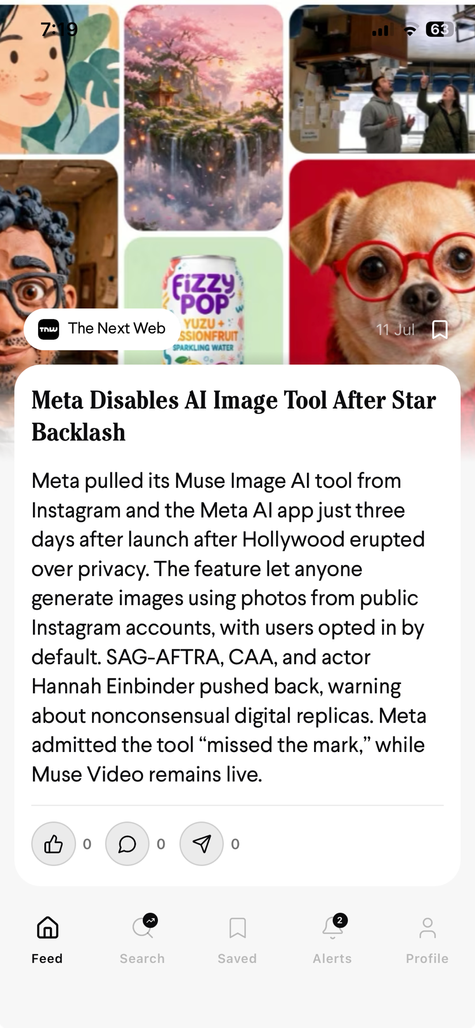 Voru Meta AI image tool story